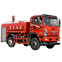 Nouveau camion de pompiers diesel Dongfeng avec une capacité de réservoir de 7001-10000L, norme d'émission EURO 5, transmission 4x4