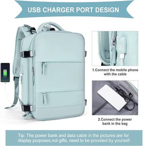 Sac à dos de voyage grand format personnalisé, sac à dos de randonnée, sac à dos imperméable pour ordinateur portable, sac à dos de plein air - Product Image 3