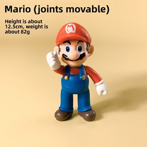 Figurine Luigi en caoutchouc <span class=keywords><strong>avec</strong></span> revêtement caoutchouté, thème de <span class=keywords><strong>film</strong></span> et de série télévisée, décoration de gâteau, modèle de jouet pour les sexes unis, à partir de 14 ans - Product Image 4