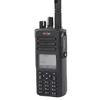 Radio Analog Nirkabel, Tranceiver GP380 UHF VHF Jarak Jauh 2021 Keypad Penuh