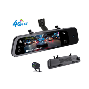 Cámara de Retrovisor con Pantalla IPS de <span class=keywords><strong>9</strong></span>.66 Pulgadas, 4G LTE, 3 Cámaras, Visió<span class=keywords><strong>n</strong></span> Nocturna, WIFI, GPS, Dashcam - Product Image 1