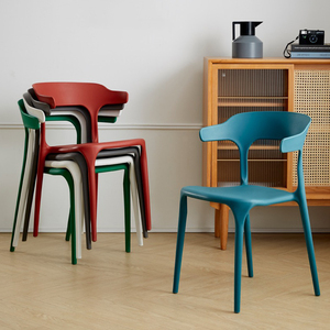 Sedie <span class=keywords><strong>mobili</strong></span> di Design di lusso impilabili sedia di plastica accetta colore personalizzato - Product Image 5