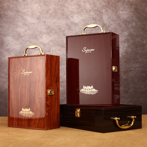 wholesale High quality wooden wine box gift box logo wine box wood
