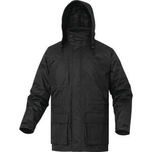DELTA PLUS - ISOL2NOPT Parka noire en polyester pongé enduit de pvc-VESTES DE TRAVAIL EAN 3295249249328 - Product Image 2