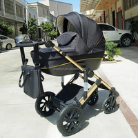 Poussette Bébé Luxe Haut de Gamme 3 en 1, Qualité EN1888, Prix Usine