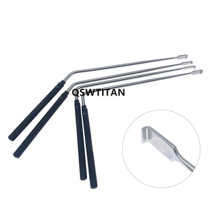 <span class=keywords><strong>Retractor</strong></span> de Nervio Ortopédico con Gancho para Raíz Nerviosa, <span class=keywords><strong>Retractor</strong></span> de Nervio de 90 y 135 Grados, Mango de Metal Negro, Gancho Cerebral - Product Image 4