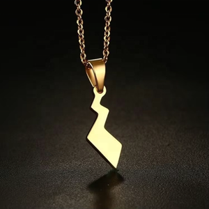 Edelstahl-Schmuck Hip-Hop Tier-Fledermaus-Anhänger Halskette für Männer in Silber- und Goldfarben - Product Image 1