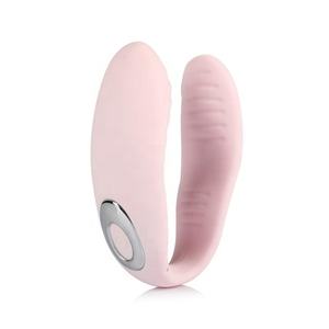 Vibrador de Silicona en Forma de <span class=keywords><strong>U</strong></span> Recargable, Vibrador de Clítoris y Vagina para Parejas, Juguetes Sexuales para Mujeres - Product Image 2