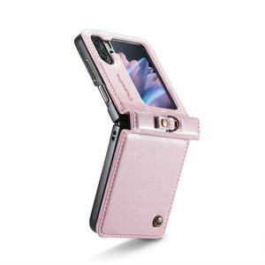 เคสโทรศัพท์มือถือ CaseMe สำหรับ <span class=keywords><strong>Oppo</strong></span> Find N2 Flip  วัสดุหนัง PU พร้อมบานพับป้องกันการตก ดีไซน์ธุรกิจ พร้อมที่ตั้งวาง - Product Image 6