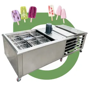 Stainless Steel Automation Mould Lollipop Ice Cream Loly Small Stick Bar Lolly Pop Tube Maker Machine with 2