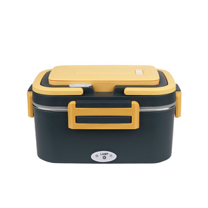 Electric <b>Lunch</b> Box 304 Stainless Steel 80W Dual-Use Home Car Heating Portable <b>Set</b> for Office Workers - Product Image 5