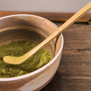 Venta al por mayor hecho a mano Teaware bambú Matcha palitos cuchara hecha a mano profesional hoja de té cuchara 18cm ceremonia del té utensilios amante del té - Product Image 6
