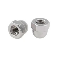 Écrou de couvercle hexagonal décoratif en acier inoxydable 304, finition passivée, M3-M20, vente en gros