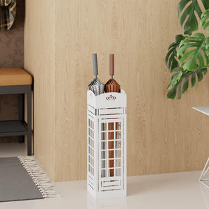 <span class=keywords><strong>Portaombrelli</strong></span> a Forma di Cabina Telefonica Rossa per Ingresso e Soggiorno, Balcone, Hotel, Organizzatore per Mazze da Golf, Contenitore per Pacchi Natalizi - Product Image 4
