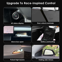 Kit Kontrol Tombol Fisik Setir Model Y Tombol Pintar Multifungsi untuk Aksesoris Tesla Model Y 2021-2024