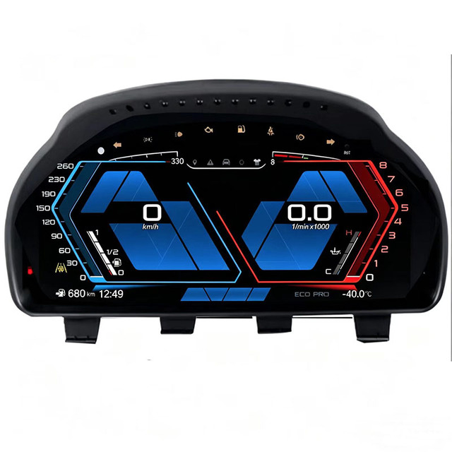 12.3"LCD Dashboard Digital Speedometer for BMW F10 F11 F12 F18 F06 F07 X3 F25 X4 F26 X5 F15 X6 F16 Instrument Cluster Display