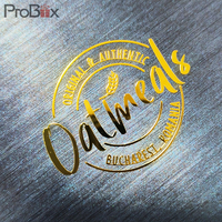 Personnalisé clair logo décoratif personnalisé forme ronde imperméable auto-adhésif bouteille impression étiquette autocollants
