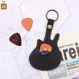 Elegante Estuche para Púas de Guitarra, Bolsa de Almacenamiento de Púas Resistente para Amantes de la Música, Cartera Portátil para Púas con Cadena y Logotipo Personalizado - Product Image 3