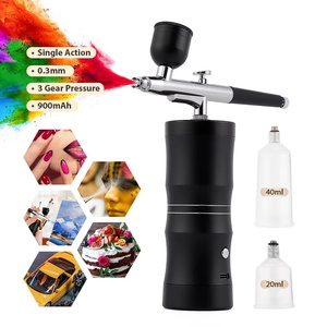 Aérographe multifonctionnel avec compresseur pour nail art, peinture sur gâteaux, peinture sur chaussures et tissus - Product Image 1
