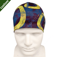 Bonnet ajustable entièrement personnalisé imprimé avec doublure en satin soyeux - Chapeau de ski, pêche et sports de plein air pour hommes et femmes, toutes saisons