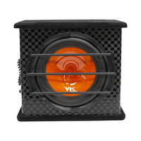 Subwoofer de voiture de bonne qualité VK Q10S 10 pouces DC 12V à bobine simple pour amplificateur, utilisation active, 150W RMS, 50-200Hz, 87-90dB SPL