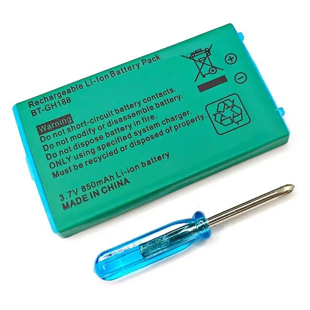 3.7V 850mAh Rechargeable Li-ion Battery for Nintendo Gameboy Advance GBA SP Battery Pack Replacement