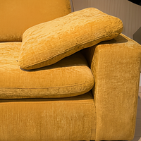 Minimalistisches 3-Sitzer Sektional-Sofa Vakuumkomprimiertes Modulares Cloud-Sofa Kompressionssofa für Wohnzimmer Maßgefertigter Stoff