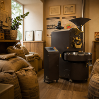Machine à torréfier les grains de café automatique pour usage commercial, torréfacteur de grains de café turc commercial