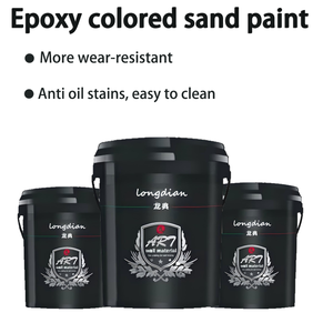 Revestimiento Líquido Autonivelante Longdian, Revestimiento Epóxico para Pisos con Arena de Color y Resistente a la Presión - Product Image 3