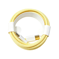 Cable de Datos de PVC Trenzado de Nailon Colorido, Carga Rápida Compatible con 20W/30W/45W/60W para Teléfonos Móviles IOS y Tabletas, Cobre Puro