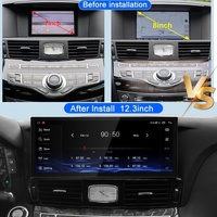Autoradio multimédia Android XDY 12,3 pouces avec lecteur DVD et Carplay sans fil pour Infiniti Q70 Q70L M25 M35 M37 2013-2019