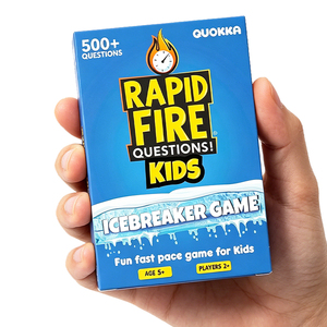Carte da Gioco Personalizzate QUOKKA Icebreaker - Carte in Carta e PVC, Gioco per Famiglie con Oltre 500 Domande, per Bambini 8-12 Anni e Adulti, Vendita all'Ingrosso - Product Image 1