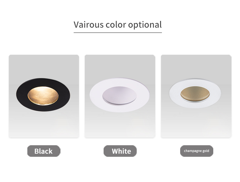 Modern Bathroom Waterproof IP65 Downlights Gu10 Led Ceiling Lamp