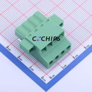 KF2EDGKCM-5.0-4P Plug-in Terminal Block P=5mm Connector Plug Screw Fixing 1x4P 5mm - Product Image 1