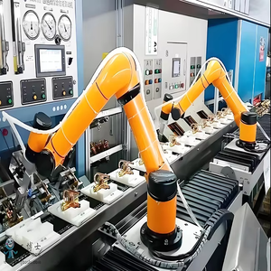 Robot Colaborativo AUBO I10 y Trabajadores Logran la Cooperación Hombre-Máquina para Completar una Serie de Trabajos y Tareas de Ensamblaje - Product Image 2