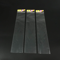 Extensiones de cabello, bolsas de embalaje de plástico, cierre de paquete de cabello, autosellante bolsa de plástico, bolsa de plástico transparente adhesiva
