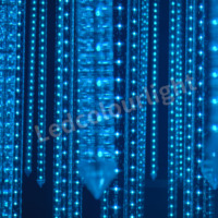 Décoration de scène rvb effet 3d 360 pixels changement de couleur DMX SPI Led Tube WIFI APP contrôle éclairages