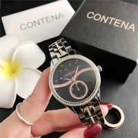 Reloj de Pulsera de Cuero de Cocodrilo con Aleación de Cuarzo para Mujer, Etiqueta Privada Personalizada, Diseño de Moda de Alta Calidad, Estilo Antiguo de Dibujos Animados, Lujo, 38 mm