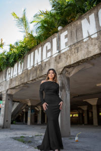 Nouveautés <span class=keywords><strong>Robe</strong></span> de <span class=keywords><strong>soirée</strong></span> formelle à manches longues et col en V élégante - Product Image 3