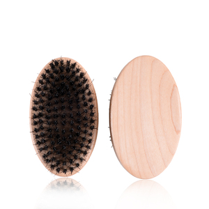 Biểu Tượng Tùy Chỉnh Thân Thiện Với Môi Bằng Gỗ Râu Bàn Chải Lợn Lông Thẳng Lược Với Mái Chèo Tính Năng Loại Laser Sóng Bàn Chải - Product Image 1