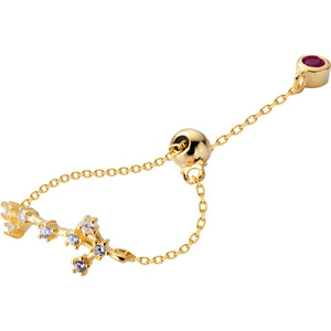 INS 12 constellation bijoux à la mode en argent sterling 925 anneaux réglables plaqués or constellation chaîne anneaux bijoux pour femmes - Product Image 6