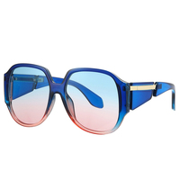 9721 Lunettes de soleil de luxe haut de gamme pour hommes, style vintage, pour femmes, carrées, surdimensionnées, avec logo personnalisé, lunettes de soleil pour femmes