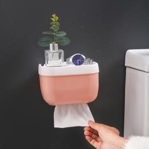 Wall Mounted Tissue <b>Box</b> Rectangular PP Material For Living Room Kitchen Bathroom Pull Out Tissues Storage - Product Image 2