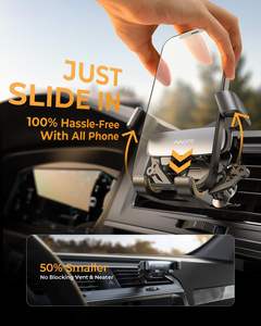 Soporte para Teléfono Celular para Automóvil LISEN con Clip de Gancho Antideslizante Mejorado para iPhone 15 14 Pro Max, Teléfonos Resistentes, Bloqueo de Gravedad Estable - Product Image 6