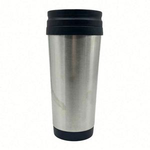 Mug de voyage moderne en acier inoxydable, isolé sous vide et anti-fuite - Product Image 1