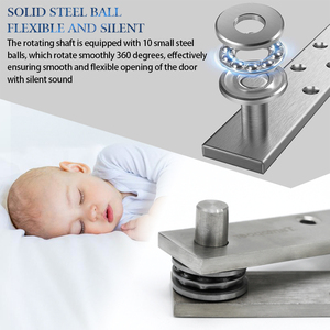 Hiện đại Heavy-Duty thép không gỉ 360 độ gấp bản lề lên và xuống xoay cửa <span class=keywords><strong>pivot</strong></span> bản lề - Product Image 4