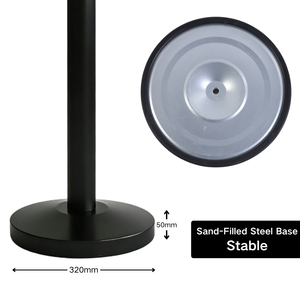 <span class=keywords><strong>Barrière</strong></span> <span class=keywords><strong>de</strong></span> contrôle des foules économique avec sangle rétractable <span class=keywords><strong>de</strong></span> 2000 mm, idéale pour les organisateurs d'événements à petit budget - Product Image 5