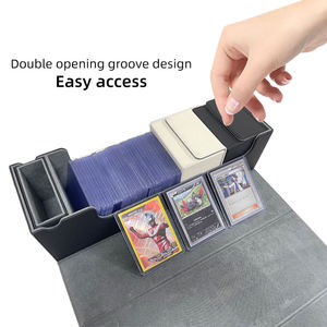    Boîte de rangement magnétique pour cartes TCG CCG, capacité 450+ cartes, pour cartes Yugioh, accessoire de jeu de cartes premium - Product Image 4