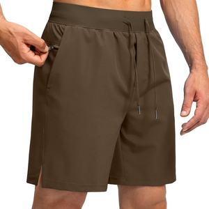 Custom Athletic <b>Men</b> <b>Zipper</b> <b>Pocket</b> Sports <b>Shorts</b> Hot Polyester Cotton Fitness Jogger Workout Casual Custom Summer Printed - Product Image 6