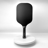 Raquette de pickleball 3K à motif alvéolé en PP pressé à chaud, noyau 16 mm, durable, sans bordure, pour un jeu plus efficace et divertissant